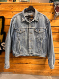 Levi's Denim Jacket Tab Arancione Anni '90 — Taglia L