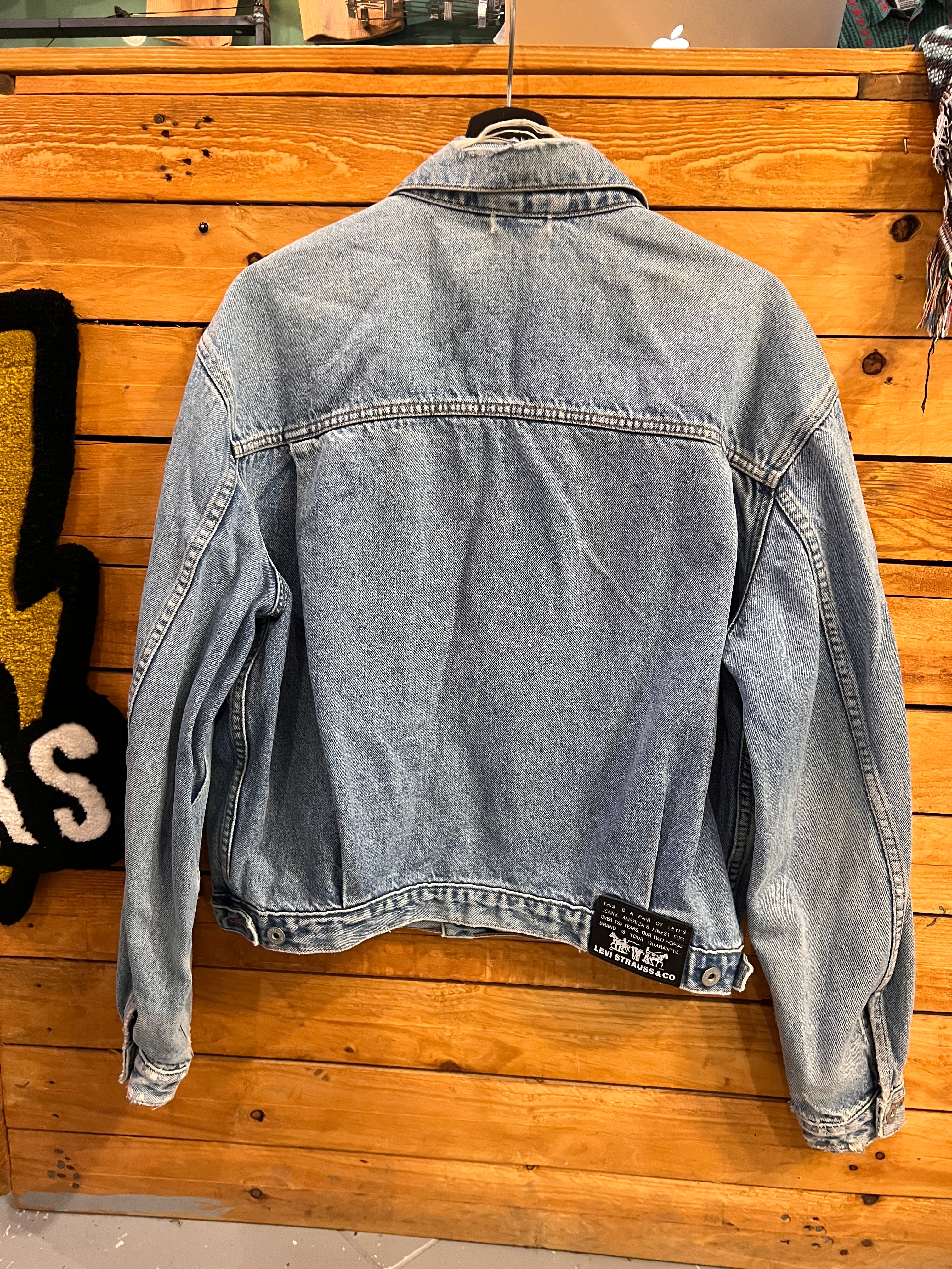 Levi's Denim Jacket Tab Arancione Anni '90 — Taglia L