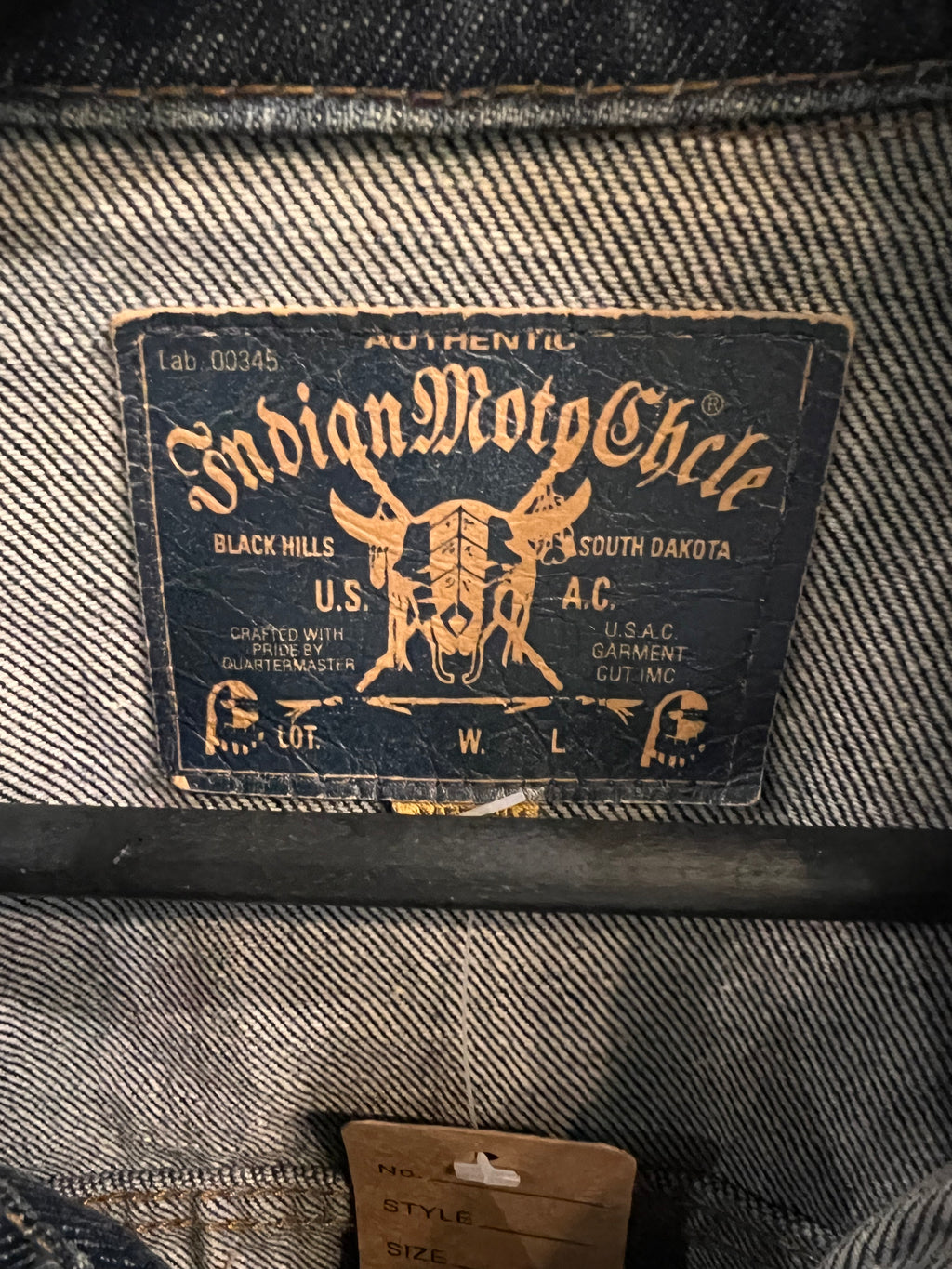 Giacca Denim Indian Motorcycle – Blu Scuro