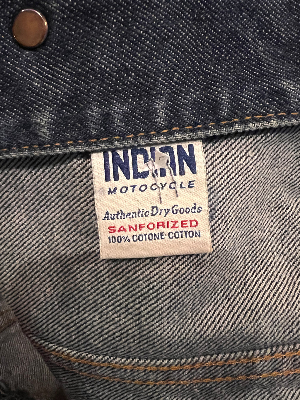 Giacca Denim Indian Motorcycle – Blu Scuro