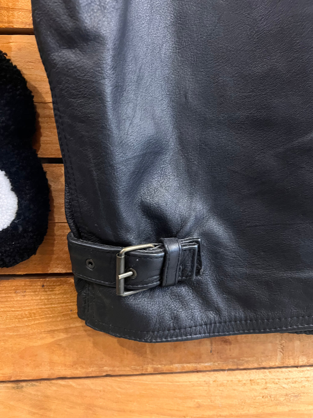 Gilet da Biker in Vera Pelle Uomo - Taglia L