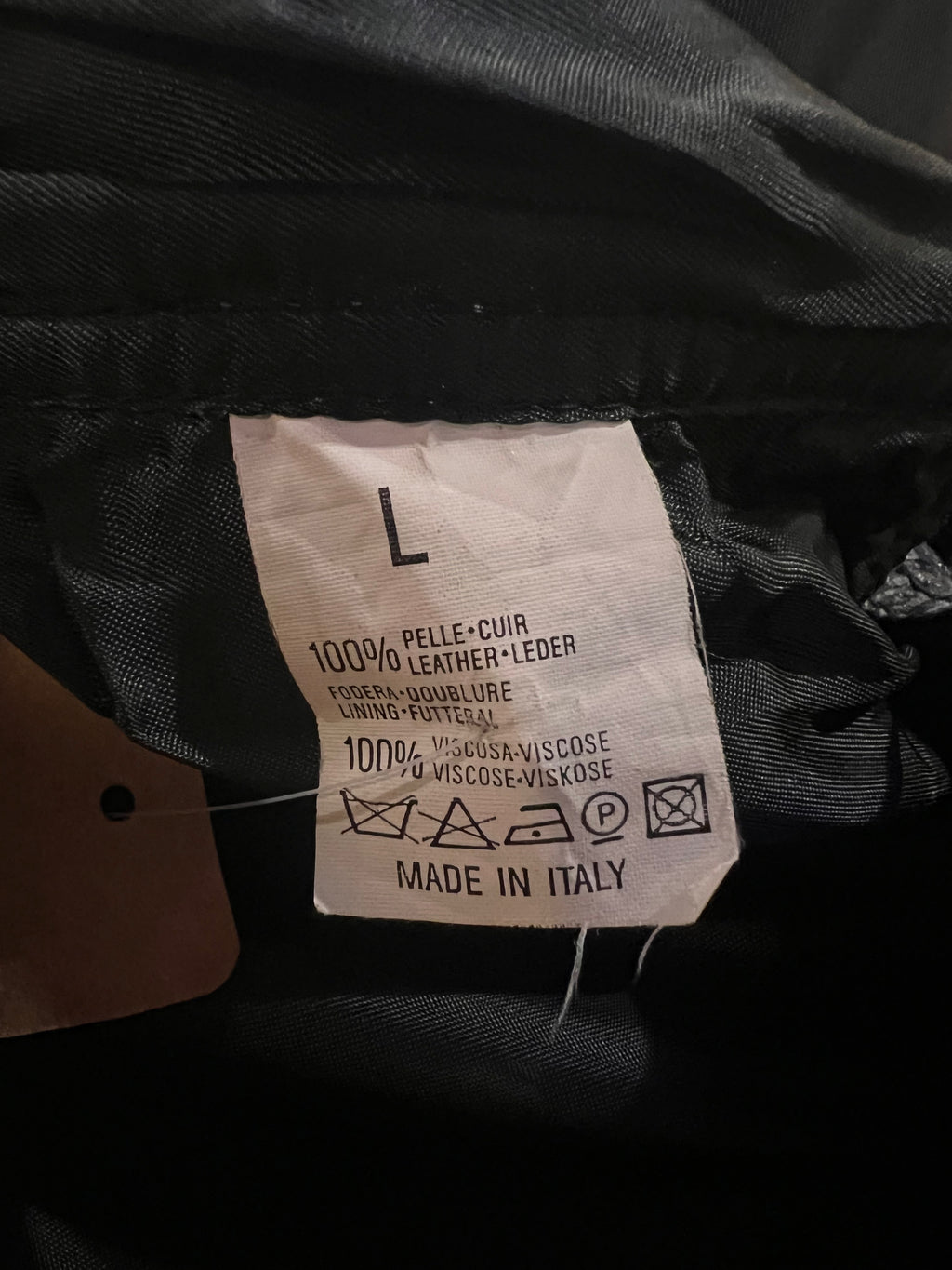 Gilet da Biker in Vera Pelle Uomo - Taglia L